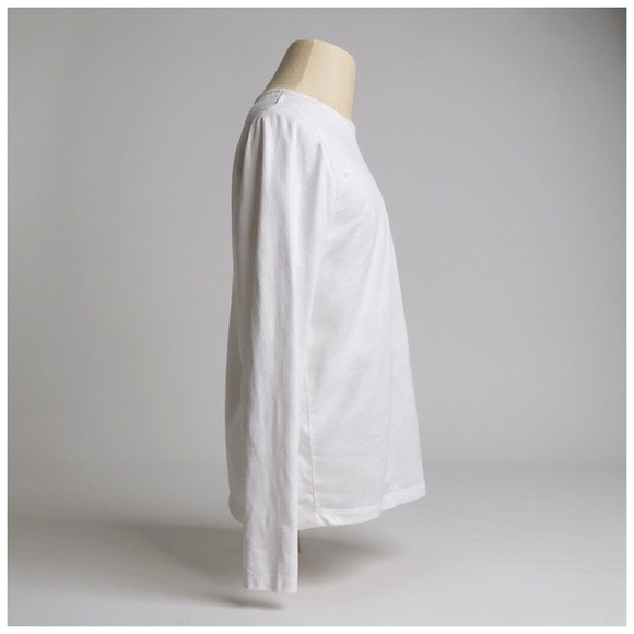 Mott & Bow Men's White Long Sleeve T-Shirt. Large - Picture 4 of 11